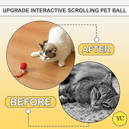 GOAWAY Automatic Rolling Cat Ball Toy