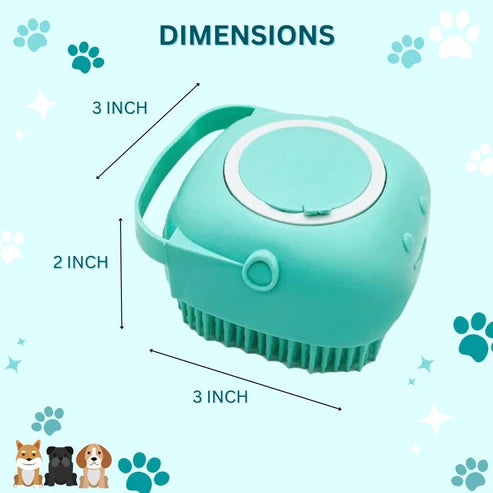 Petblush Pet Bath Brush Perfect For Cat & Dog